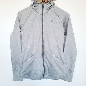 PUMA Grey Zipper Hoodie